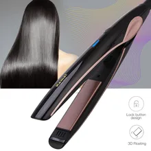 Портативный Электрический турмалиновый Керамический выпрямитель для волос, бигуди с постоянной температурой, быстрый нагрев, плоский утюжок, инструменты для укладки сухих волос