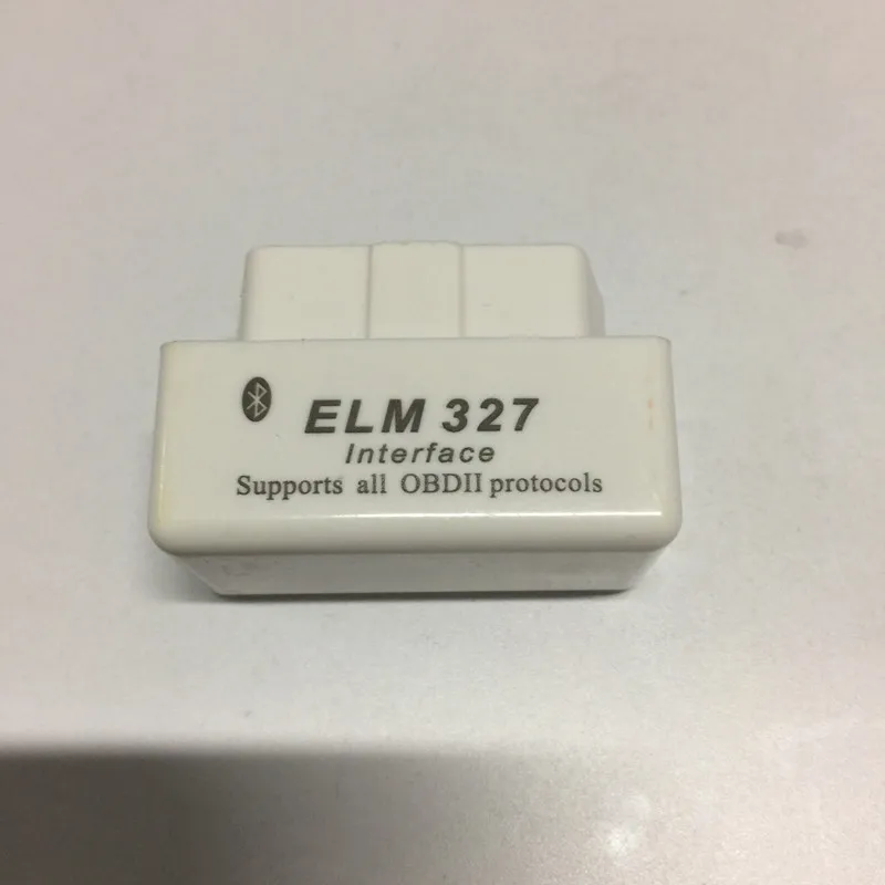 MINI ELM327 Bluetooth OBD2 V2.1 white color double pcb board high quality super mini elm 327 scan tool OBDII Car Diagnostic tool