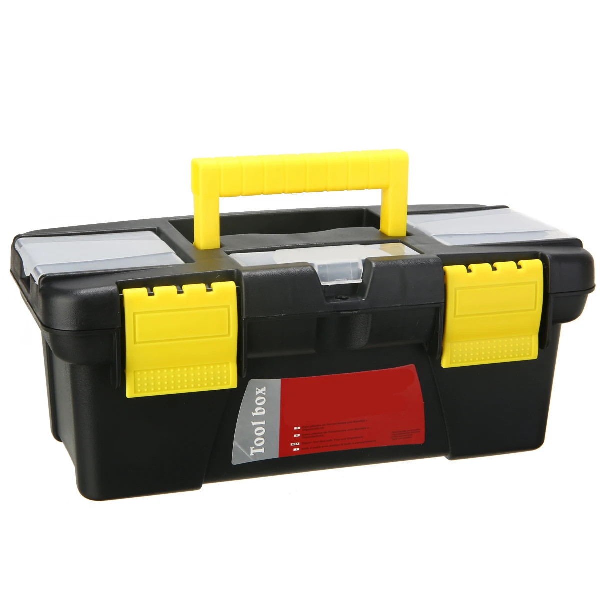 Large Storage Tool Box Double Layer Plastic Tool Hardware Case Holder Handheld Painting Pigment Storage Boxes