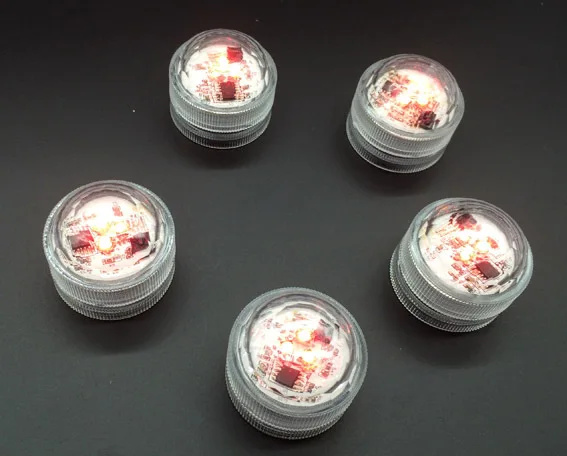 

50pcs Wedding Decoration Remote Control Submersible LED Party Cocktail Table Mini LED Light With Battery Christmas Vase New Year