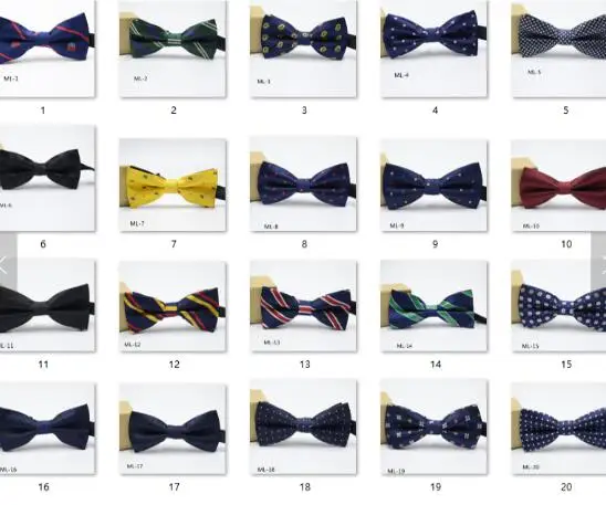 2019 модные высококачественные галстуки для мужчин, предварительно завязанные Формальные галстуки-бабочки для мужчин