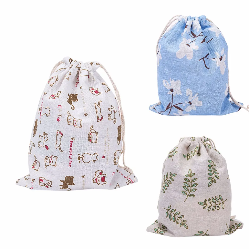 

3 Color Unisex String Drawstring Sack Gym Tote Bag School Sport Pack Stationery Case L/M/S