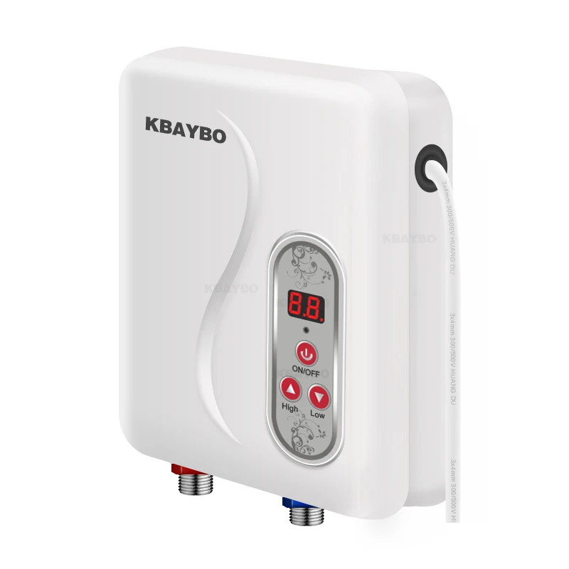 7000W Instant Electric Tankless Water Heater Instantaneous Water Heater Instant Electric Water Heating fast 3 seconds hot shower