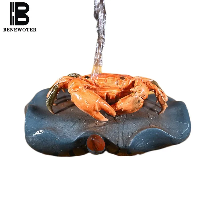 

Authentic Yixing Purple Clay Creative Discoloration Crab Tea Pet Home Tea Ceremony Accessories Office Decoration Crafts Gifts