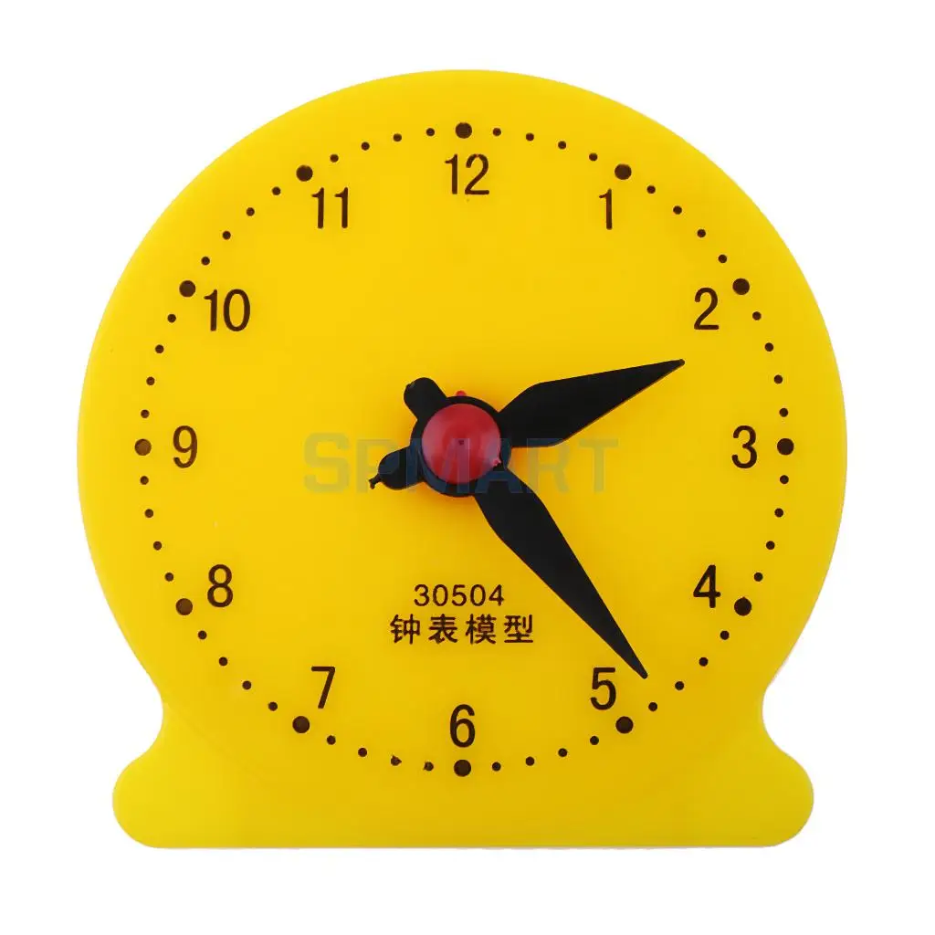 Students Math Clock Model Time Clock 2 Pin Linkage Primary School Mathematics Teaching Instrument Teaching Aids School Supplies