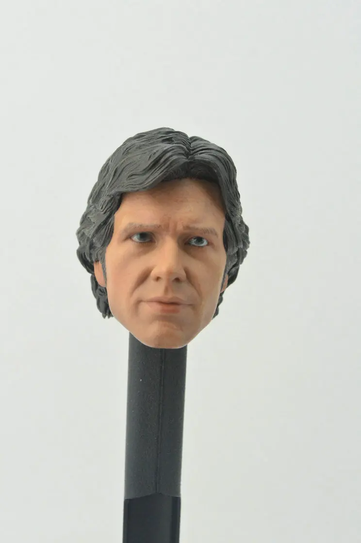 

Custom 1/6 Scale Harrison Ford Han Solo Head Sculpt For Hot Toys Figure Body
