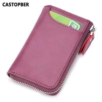

Multifunctional Key Wallet Leather Key Pouch Split Women Card Holder Coin Purse for Man Housekeeper Case High Quality Famous Bag