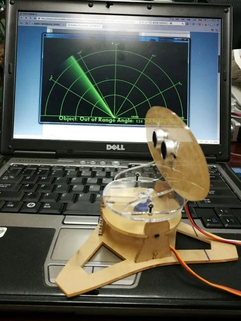 

DIY Acrlic Micro Ultrasonic Radar Duino Application for Education Learning 400mm Detection Distance Ultrasonic Transceiver