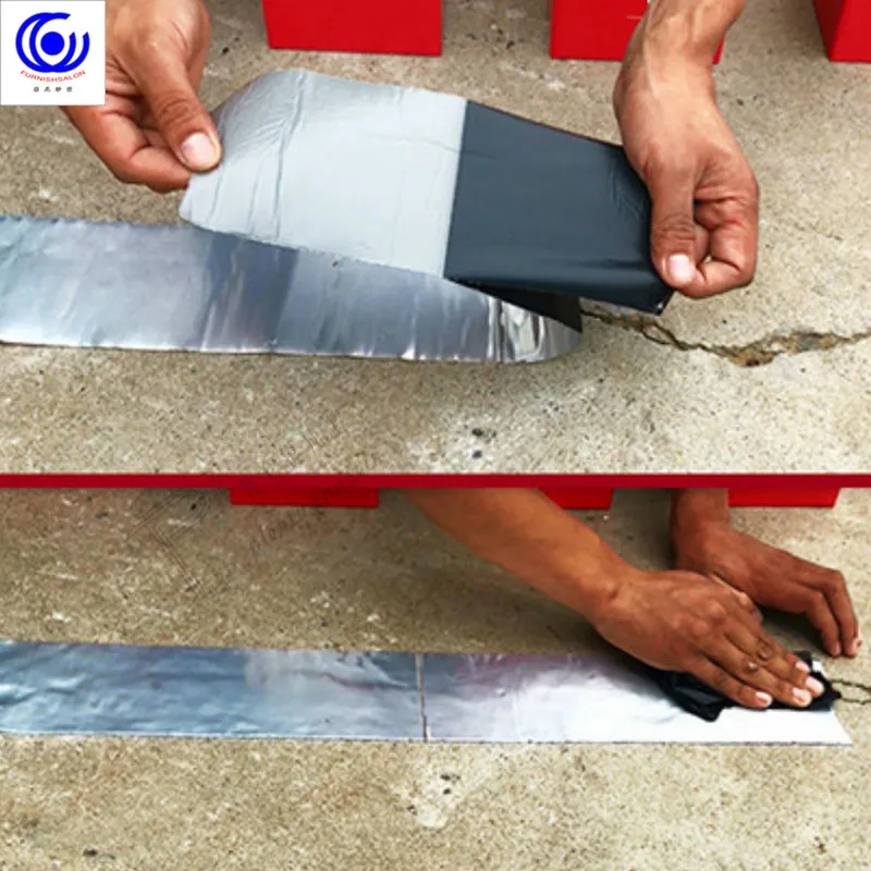 Waterproof adhesive tape leaks self adhered strong building roof coil crack gap seal sealing paste Eaves pipe cement wall ground