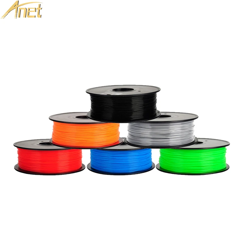 

Anet 3D Printer Filament 1KG/1.75 Spool ABS/PLA Plastic Rod Ribbon Consumables Material Refills For Mendel 3D Pen 3D Printer