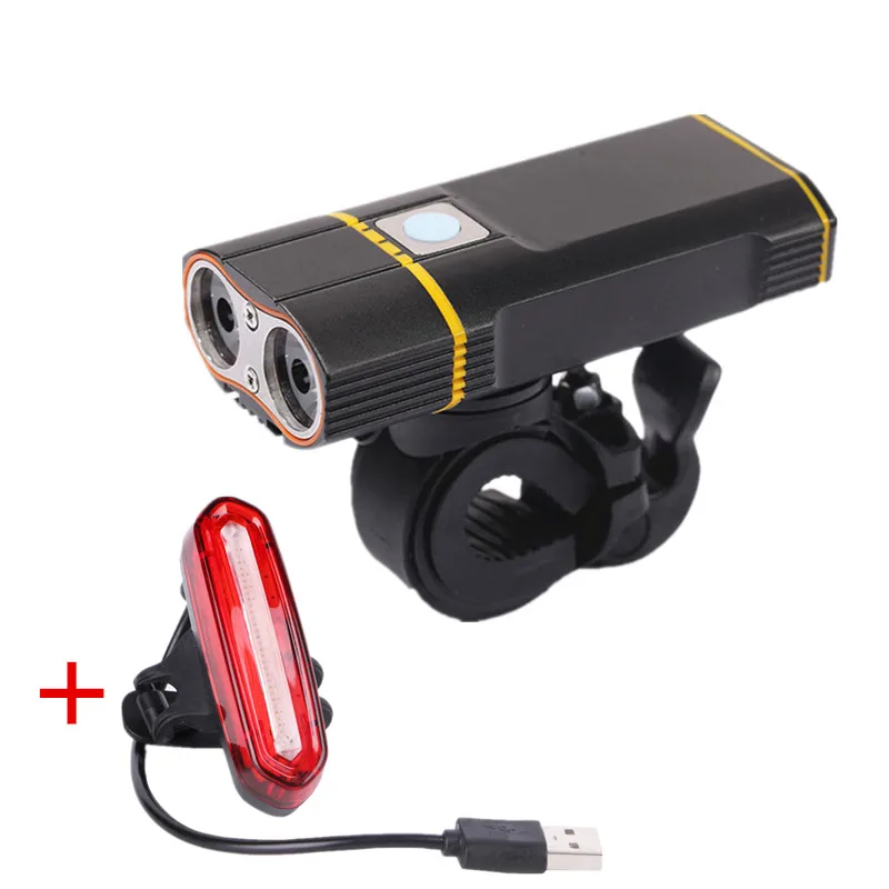 New Bike Bicycle 1600 Lumens LED Flashlight USB Rechargeable handlebar