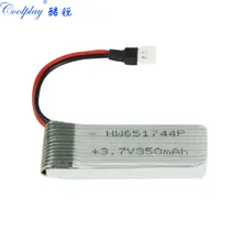 3.7V 350mAh Li Battery for Syma X3 RC Quadcopter Accessories RC Drone Spare Parts