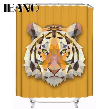 

Animal Shower Curtain Pattern Customized Bath Shower Curtain Waterproof Polyester Fabric 180x180cm Shower Curtain For Bathroom