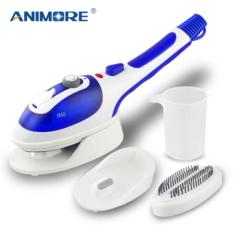 

ANIMORE Handheld Garment Steamer Portable Home and Travel Fabric Steamer Fast Heat Up Removable Water Tank Steam Iron GS-01