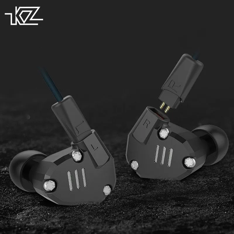 

KZ ZS6 2DD+2BA Hybrid In Ear Earphone HIFI Stereo Running Sport Earbud Headset Bluetooth Three Colors