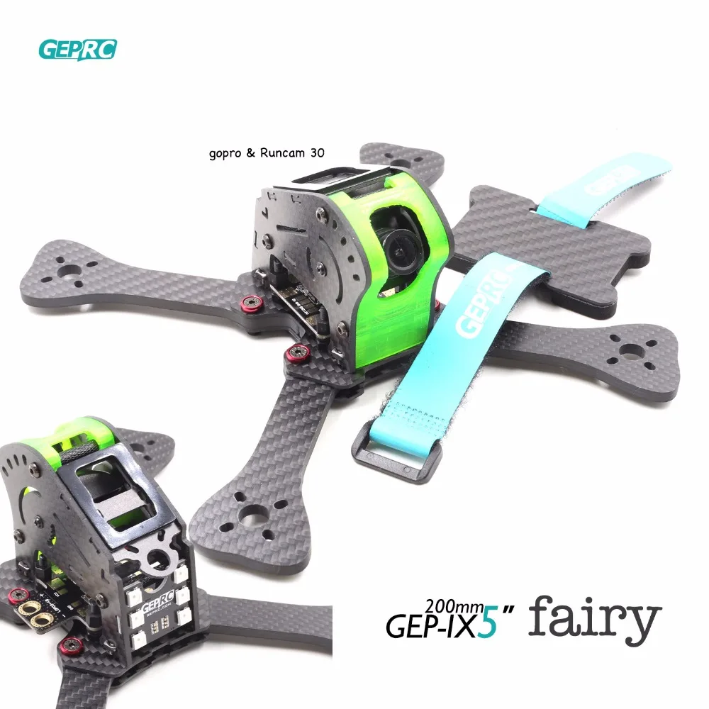 

5" FPV Racing GEPRC GEP-IX5 200 mm Carbon Fiber Quadcopter Racer Quad Drone Frame QAV-X QAV210 Martian THOR210 Loki X5 iX5