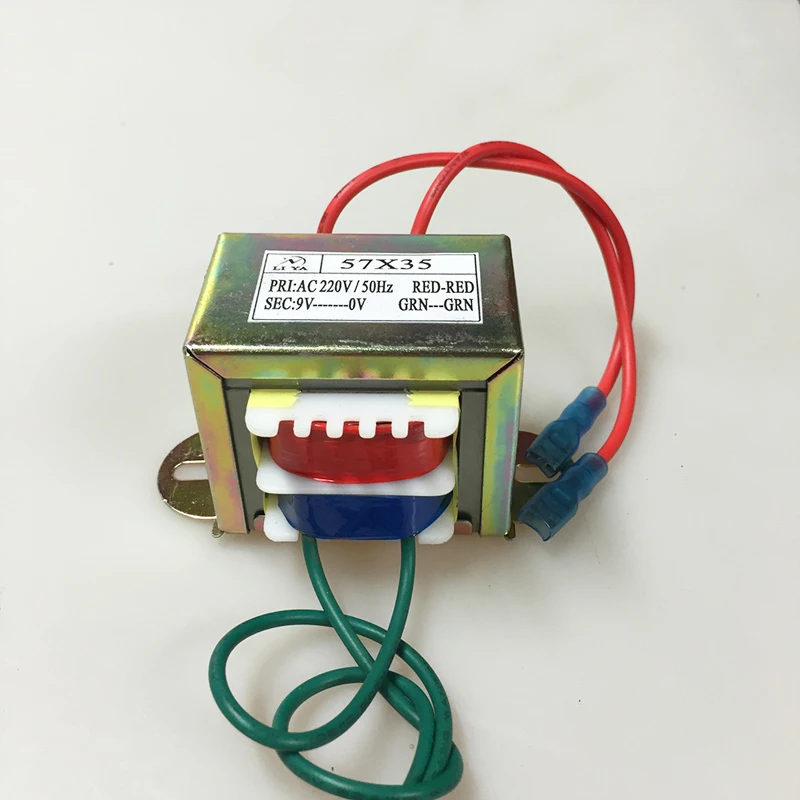 

EI57 25W 50/60Hz EI Power Transformer 25W Input AC220V 380V 110V Output Dual 12V/9V/15V/18V/24V Two lines
