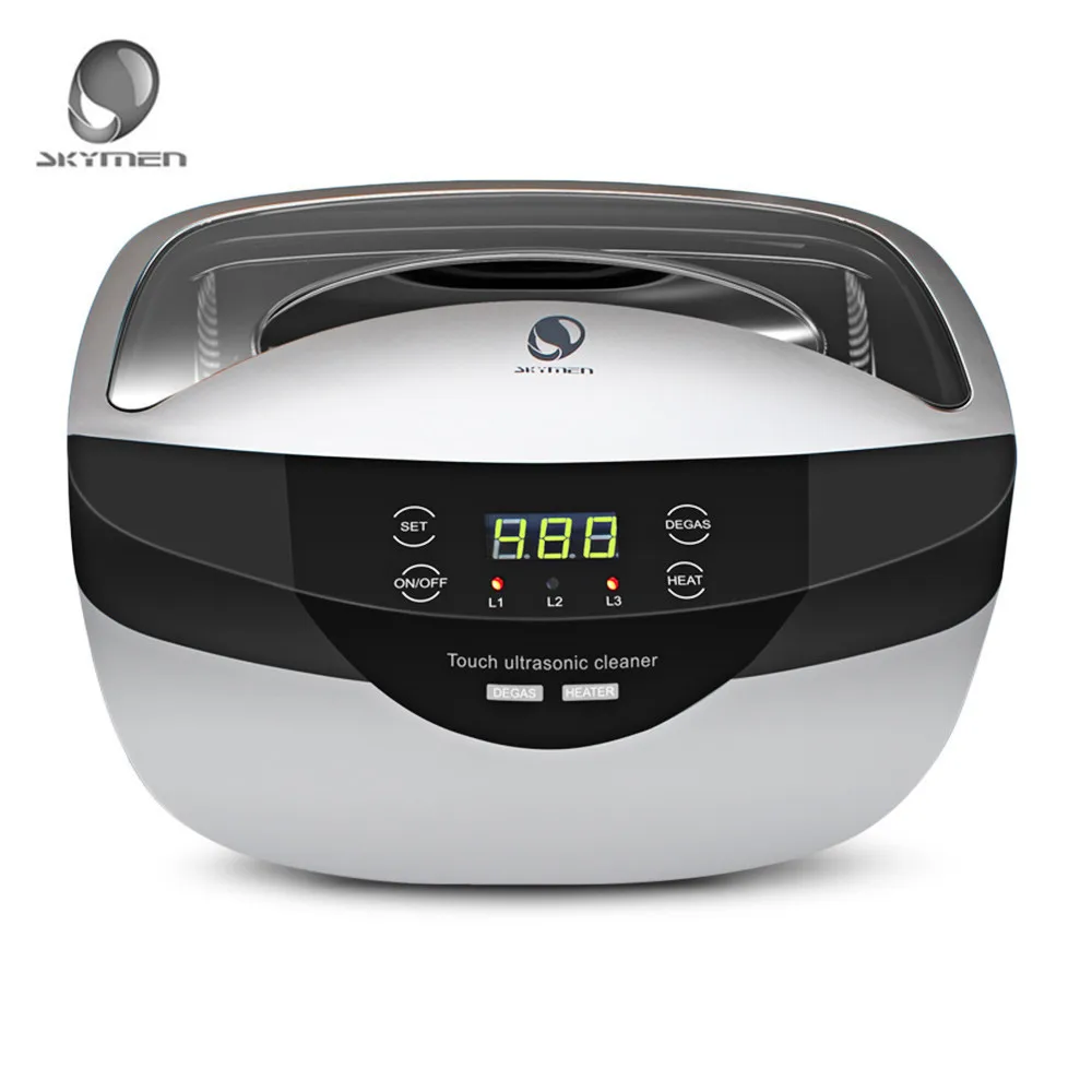 

SKYMEN 2.5L portable Digital Ultrasonic Cleaner Basket Sterilizer jewelry Cleaner Nail Tools Disinfection Bath Machine 120W