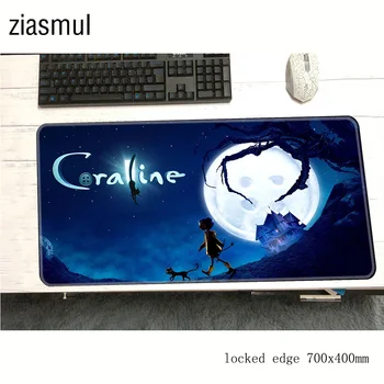 

coraline mouse pad 700x400x2mm mats High quality Computer mouse mat gaming accessories HD print mousepad keyboard games pc gamer