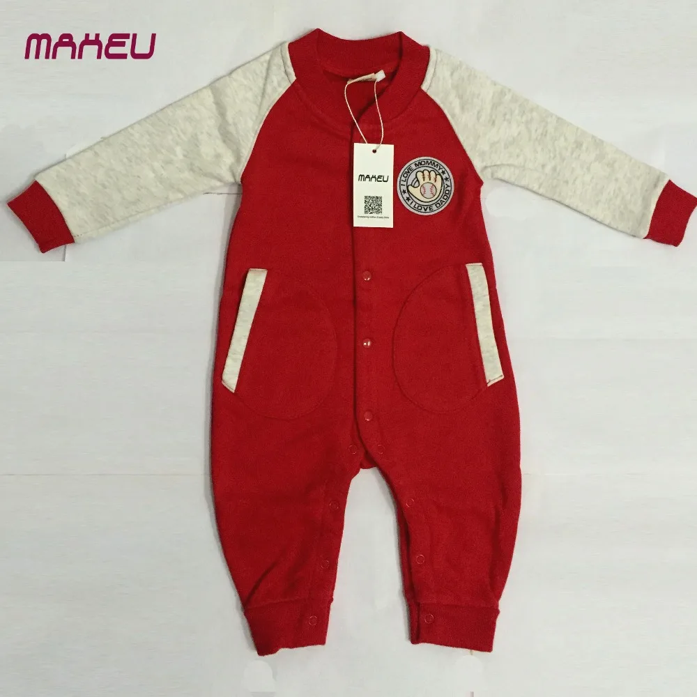 Детский хлопковый комбинезон с длинным рукавом на весну/осень|newborn baby rompers|boy
