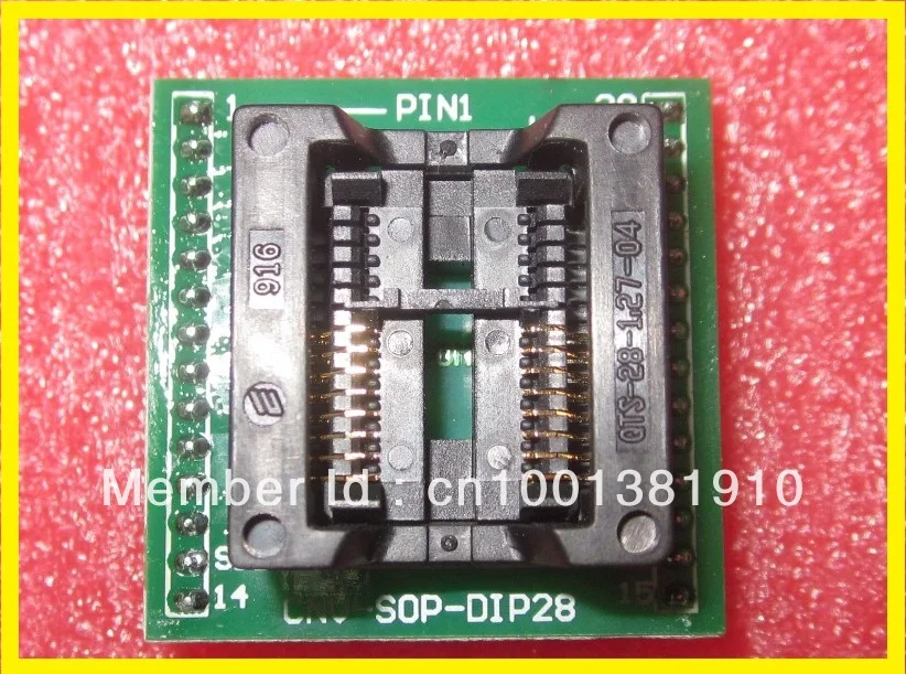 

Free shipping 2PCS/LOT SOP Adapter SOP16 to DIP16 USB universal Programmer IC Socket TL866CS/TL866A/EZP2010
