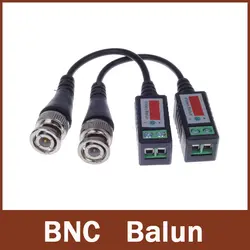 Бесплатная доставка витая BNC CCTV видео балун пассивный трансиверы UTP балун BNC Cat5 CCTV UTP Видео балун до 3000ft диапазон