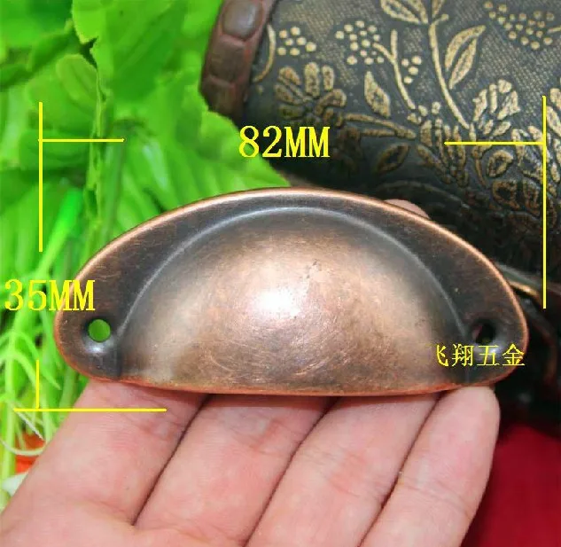 30pcs Steel Antique Copper Cabinet Simple Shell Style Wardrobe Cupboard Drawer Pulls Handles 30pcs Steel Antique Copper Cabinet Simple Shell Style Wardrobe Cupboard Drawer Pulls Handles