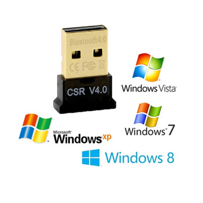 Larryjoe USB Bluetooth адаптер V4.0 CSR Двойной режим беспроводной bluetooth-ключ 4,0 передатчик для Windows 10, 8, 7, Vista XP 32/64Bit