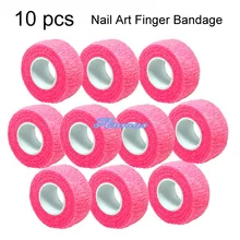 10 шт рулон ленты FLEX WRAP палец бинт ногтей искусство салон Уход Инструменты Набор-розовый