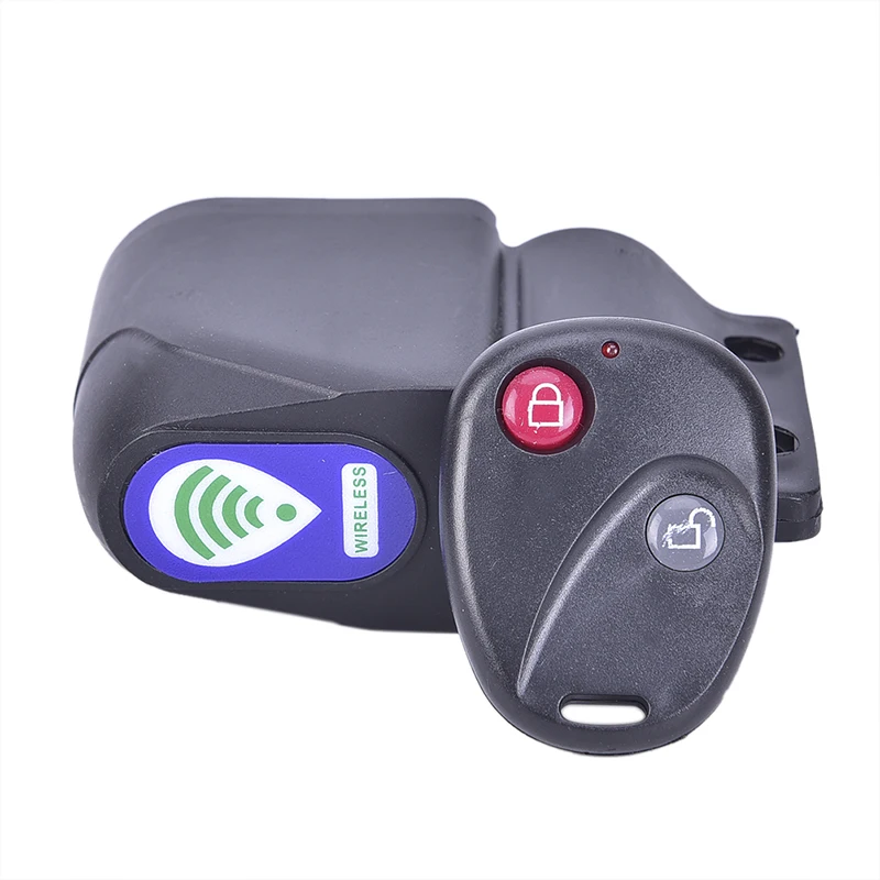 

2019 New Shock Vibration Sensor Bike Security Alertor Cycling Lock Wireless Remote Control Anti-Theft Bicycle Alarm