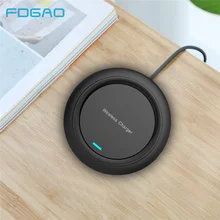 FDGAO Qi Беспроводное зарядное устройство зарядного устройства для iPhone 11 Pro X XR XS MAX 8 samsung S9 S10 Note 10 9 8 10 Вт беспроводное индукционное зарядное устройство