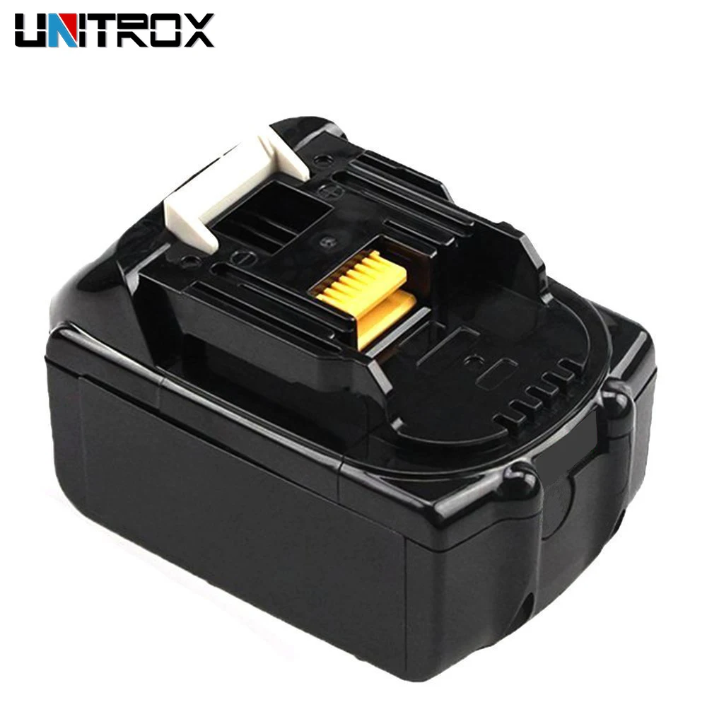 

2Pcs Makita 18V 6.0Ah Replacement Lithium Battery for BL1860B BL1850 BL1845 BL1840B BL1830B 194204-5 Lxt400 Cordless Power Tool