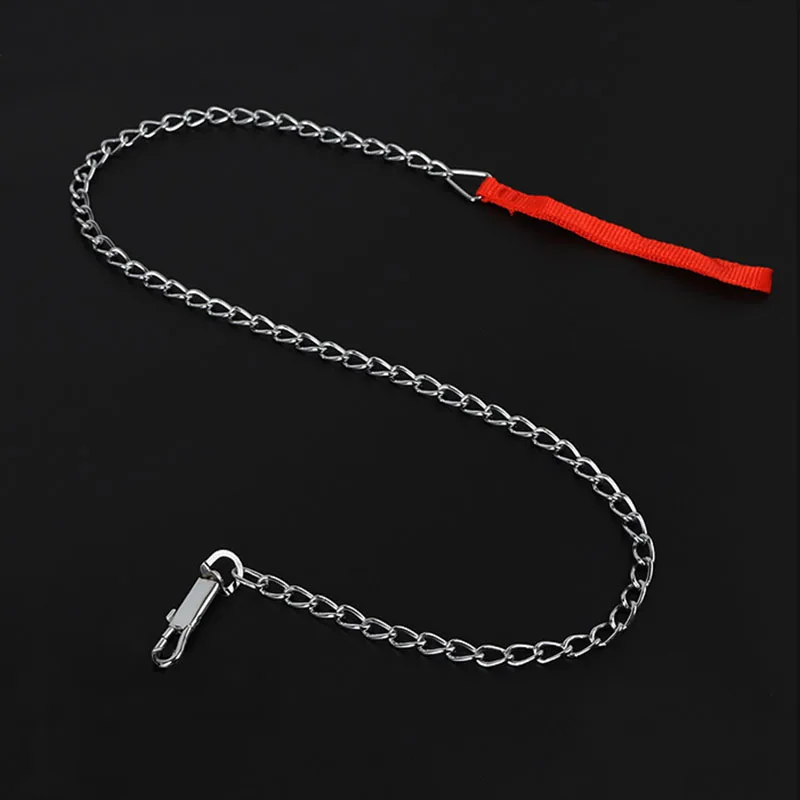 

4ft Pet Products Strong Metal Dog Chain Leash for Medium and Small Size Dogs Durable Pet Training Leash Lead with Nylon Handle