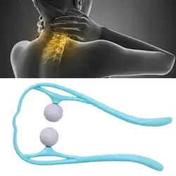 Массаж шеи и плеч ролик терапевтический инструмент самомассаж ручной многофункциональный для головы и шеи ноги облегчение боли в колене
