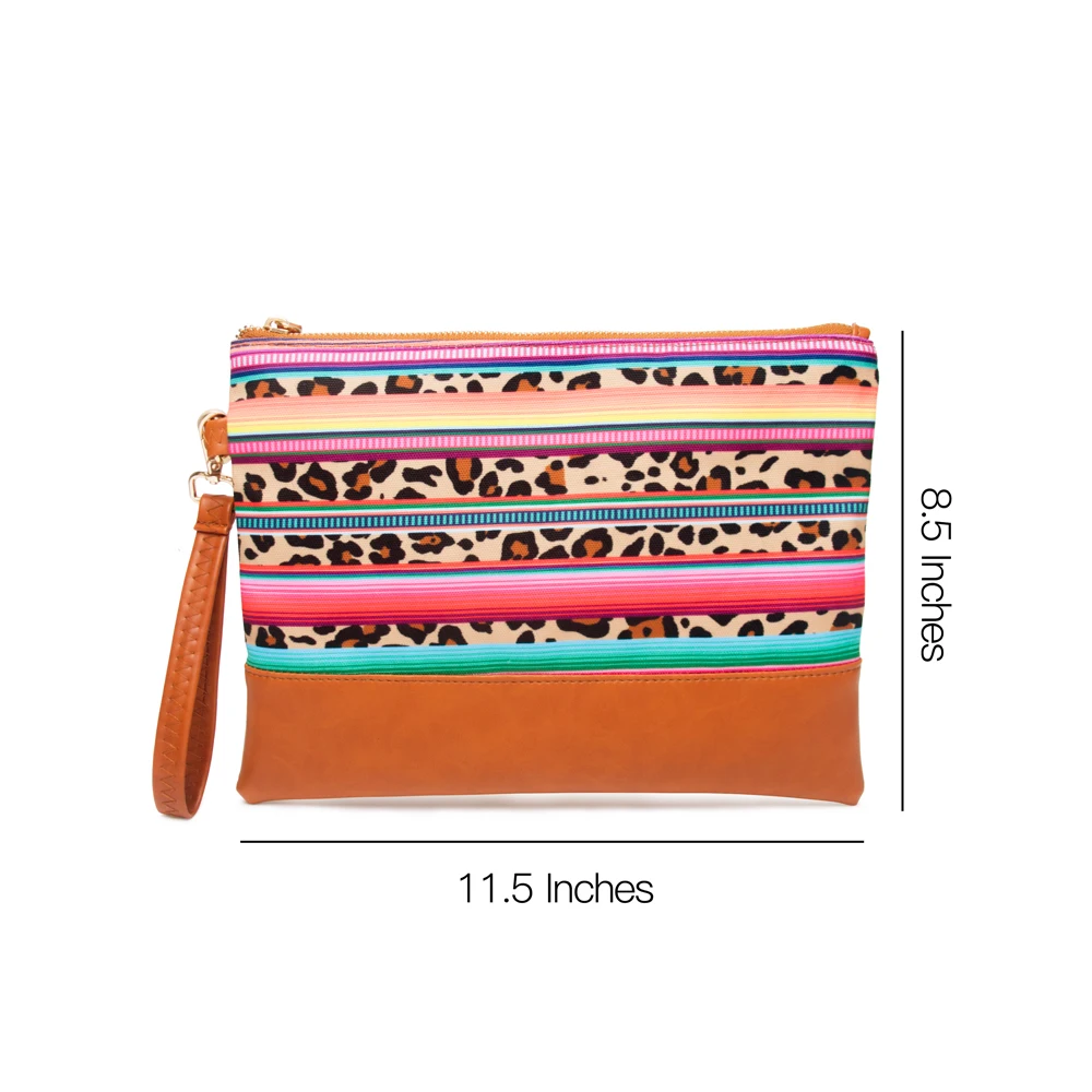 1069-stripe leopard clutch (4)