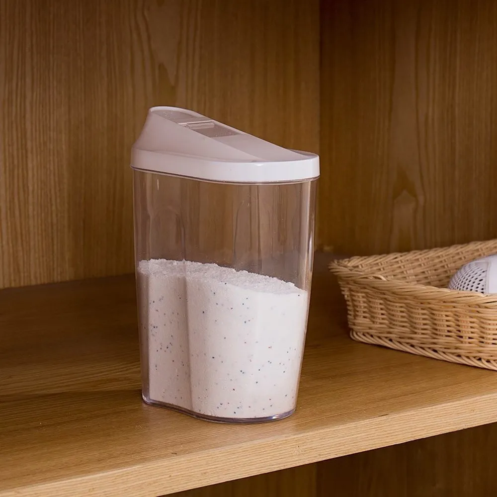 غسل غطاء تخزين علبة البودرة المنزلية الصغيرة الحمام صندوق حاوية تخزين علب خاص زجاجة الغسيل مسحوق LM2201655