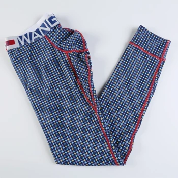 

Men Printed Casual Cotton Blend Long Pants Underwear Low Rise Underpants
