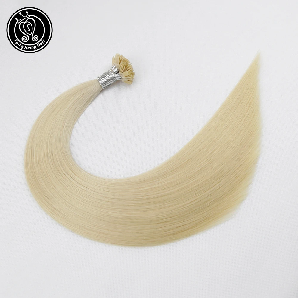 Сказочные волосы remy 0,8 г/локон 1" 16" 1" 20" 2" Fusion плоские волосы для наращивания настоящие волосы с кутикулой «второй объем» кератиновые предварительно скрепленные человеческие волосы