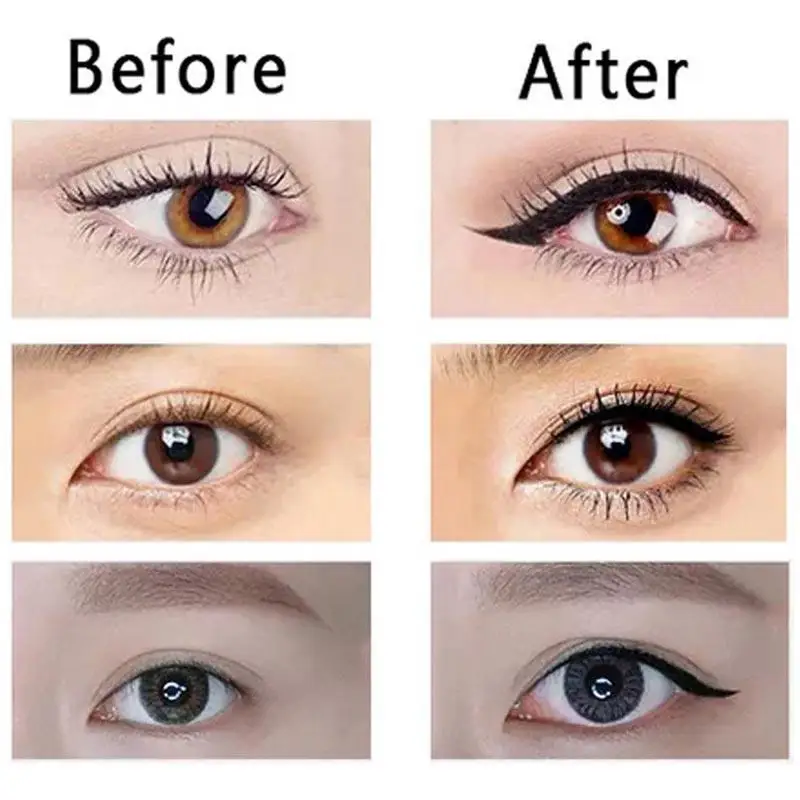 Long Lasting Magnetic Eyeliner Paste with Brush 5 High Strength Magnets 3D Eyelashes Set Eyes Makeup Tools