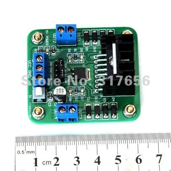 Модуль платы драйвера шагового двигателя L298N Dual H Bridge DC высокое качество |