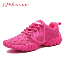 JYRhenium 2017 New Running Shoes Breathable Mesh Women Sneakers Lace-up Sport Shoes Comfortable Female Sneaker Athletic Shoes