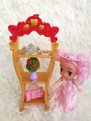 1 шт. кукла обувной шкаф игрушка мини кукольный дом Декор Мебель аксессуары для куклы Барби для девочек игровой дом Цвет случайный