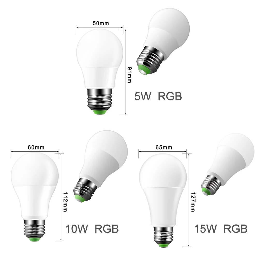 E27 светодиодный лампы 5 Вт 10 Вт 15 Вт RGB+ белый 16 Цвет светодиодный светильник AC85-265V меняющийся красный-зеленый-синий лампочки с дистанционным управлением Управление+ память Функция