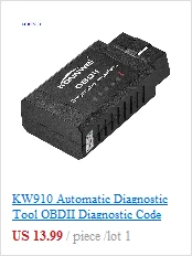 Новейший KW902 автомобильный диагностический инструмент ELM327 V1.5 OBDII Bluetooth адаптер OBD2 сканер ELM 327 Диагностический инструмент для Android ПК