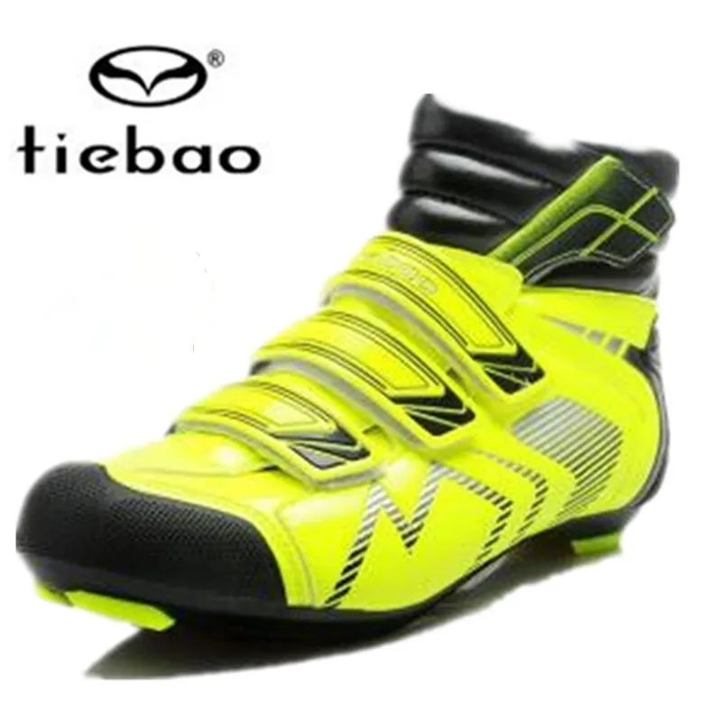 Tiebao, обувь для велоспорта, для шоссейной зимы, для мужчин, высокие, теплые, для езды на велосипеде, ботинки для велоспорта, атлетические, для гонок, самоблокирующиеся, обувь, Zapatillas Ciclismo