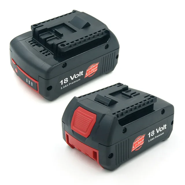 2pack of 5000mAh 18V Lithium Rechargeable Battery for Bosch Drill