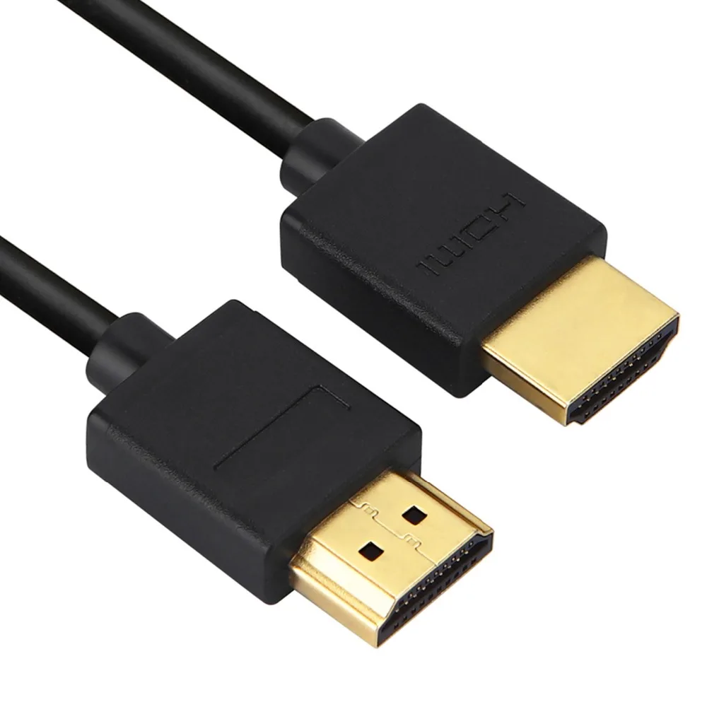 HDMI кабель Позолоченный разъем мужской кабель HDMI адаптер Поддержка Ethernet 3D для HDTV монитора проектор сплиттер коммутатор 1080P