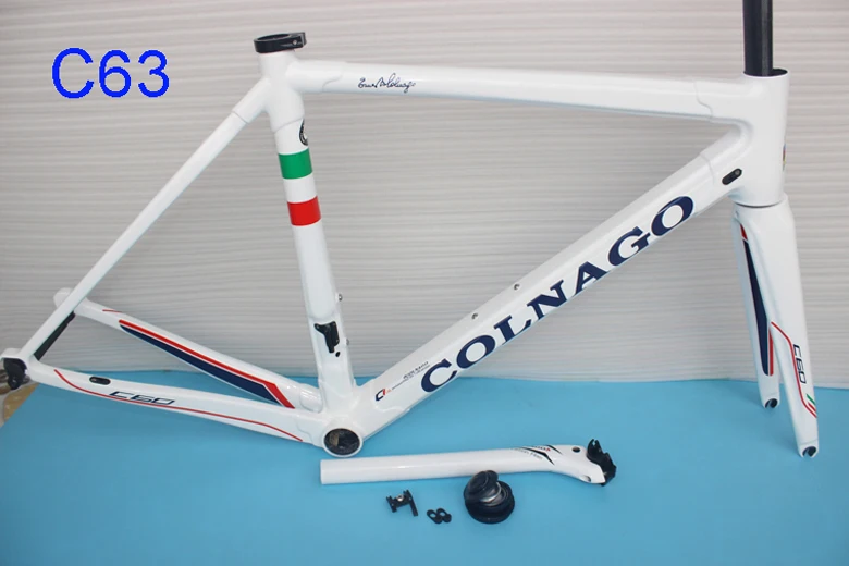 Sale Black Red Colnago C60 bike frame 3K Carbon Road Frame fit both di2 mechanical Group C628 color racing bicycle Frame 1