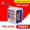 Refillable Ink Cartridge for EPSON T26 T27 TX106 TX109 TX117 TX119 C51 C91 CX4300 Printer T0921 921N 92n Refill Ink With Chip ► Photo 1/6