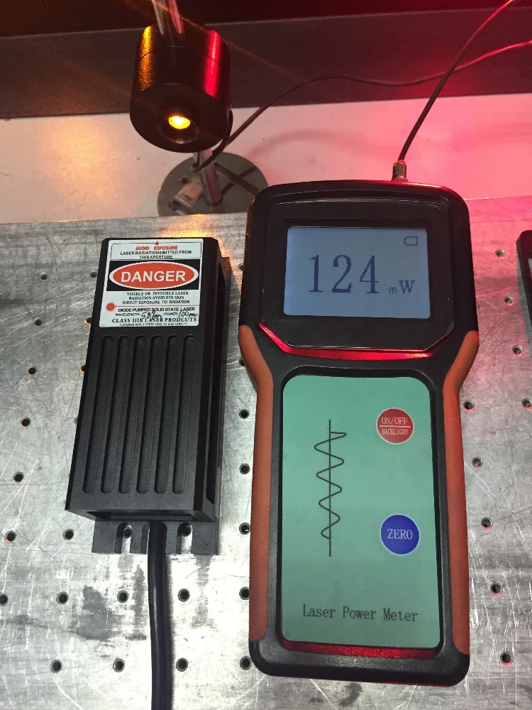 VLP 2000 laser power meter for 0 10W CW lasers with stand and digital screen monitorpower meter